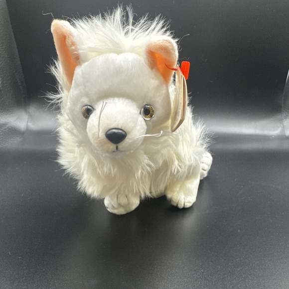 Ty Other - Ty Beanie Baby Snocap the White‎ Snow Fox 8" Rare